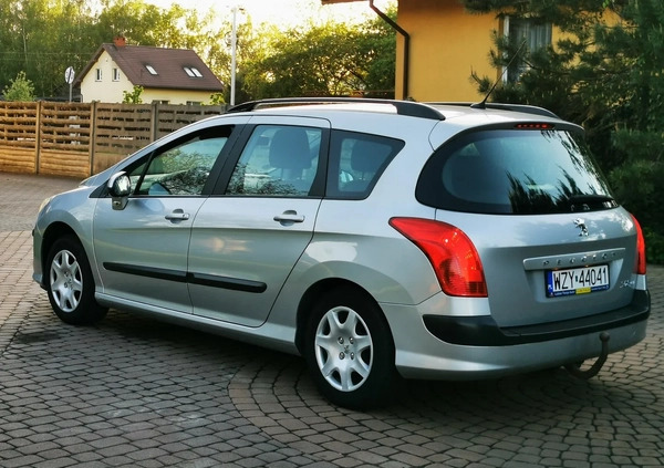 Peugeot 308 cena 19200 przebieg: 204100, rok produkcji 2010 z Okonek małe 781